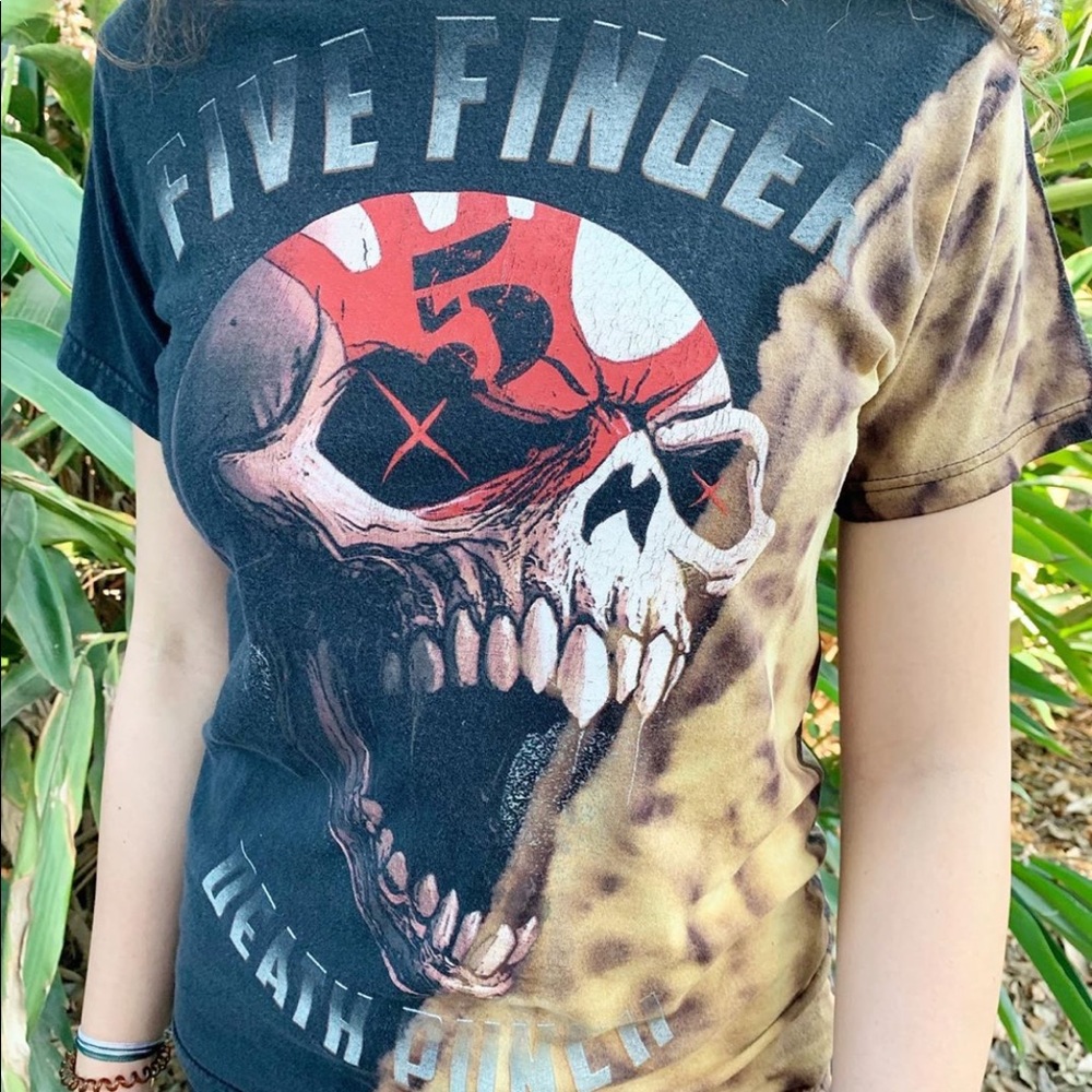 5 Finger Death Punch Bleached Tee